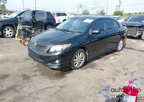 2010 Toyota Corolla S из США, поврежденный, VIN 2T1BU4EE3AC488876